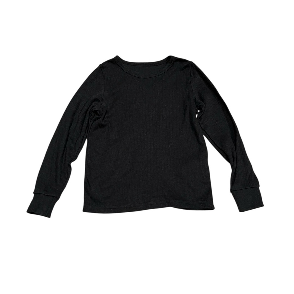 Primark Black Kids Long Sleeve T-Shirt NWOT Size 6–7Y